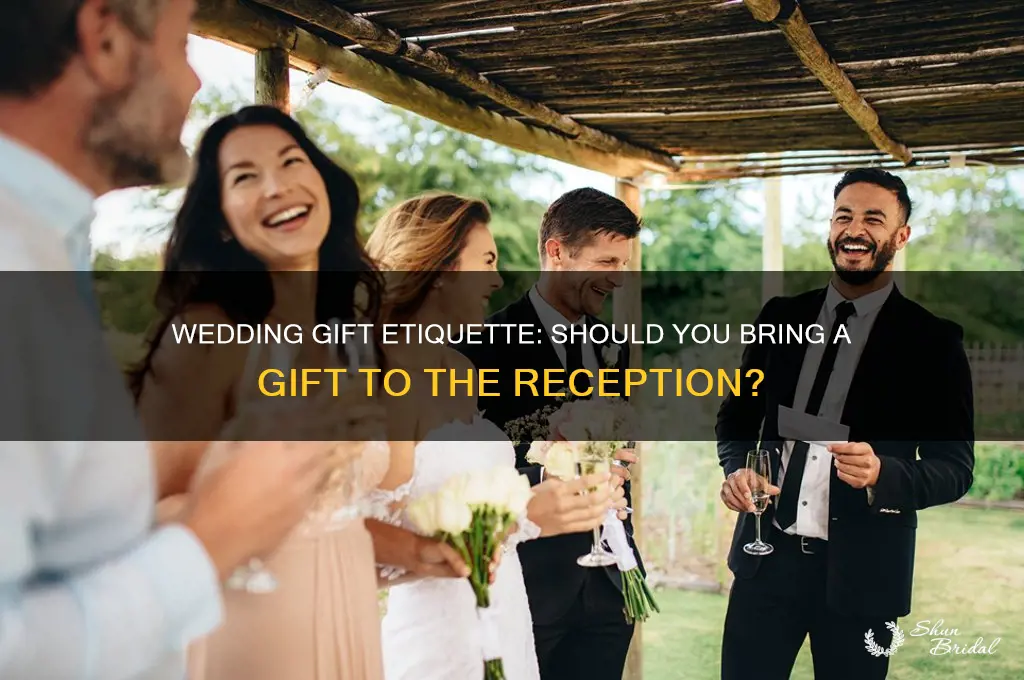 do i bring gift to wedding or reception
