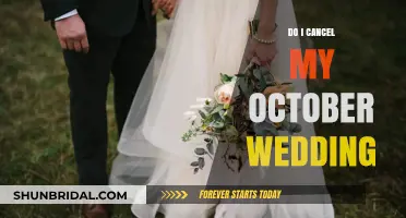 Postpone or Cancel: Navigating October Nuptials