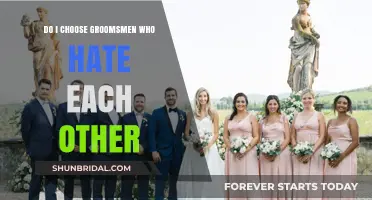 Choosing Groomsmen Who Dislike Each Other: Navigating Wedding Party Dynamics