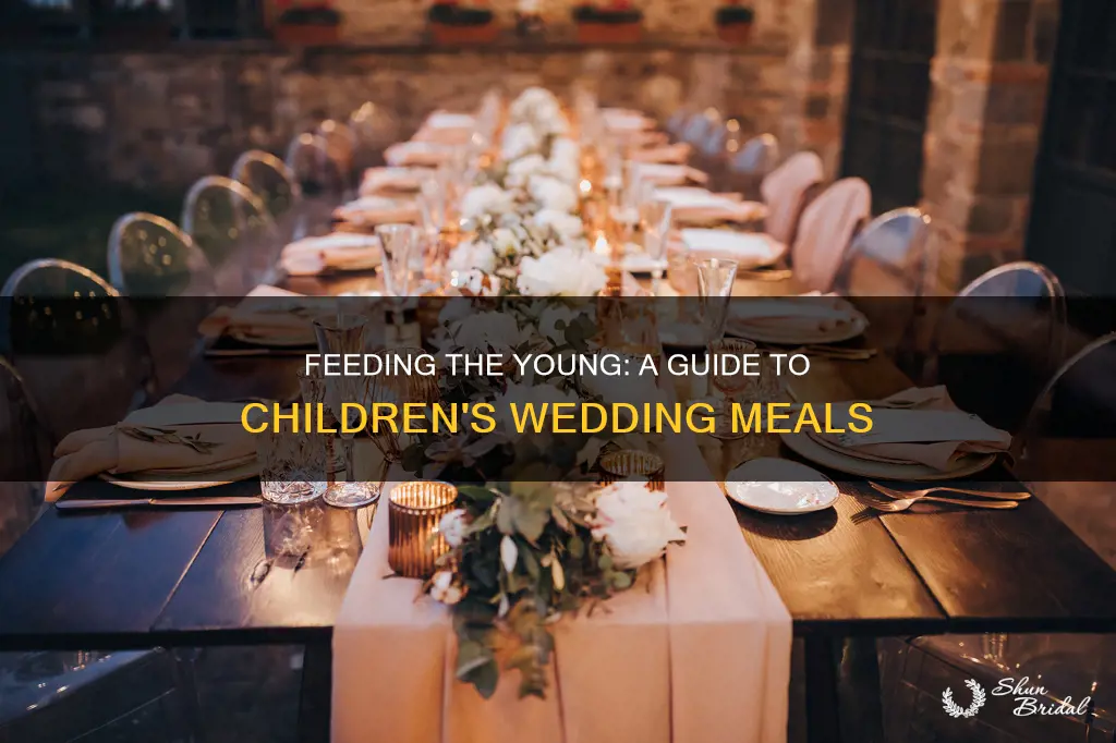 do I count children in wedding meal planning