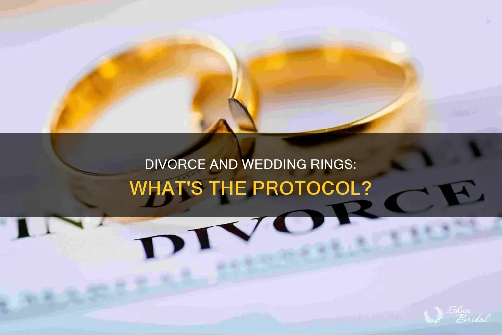 do I do wedding ring divorce