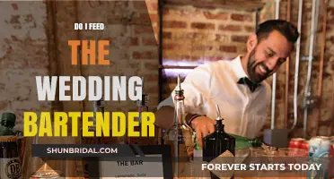 Should You Feed Your Wedding Bartender? A Quick Guide
