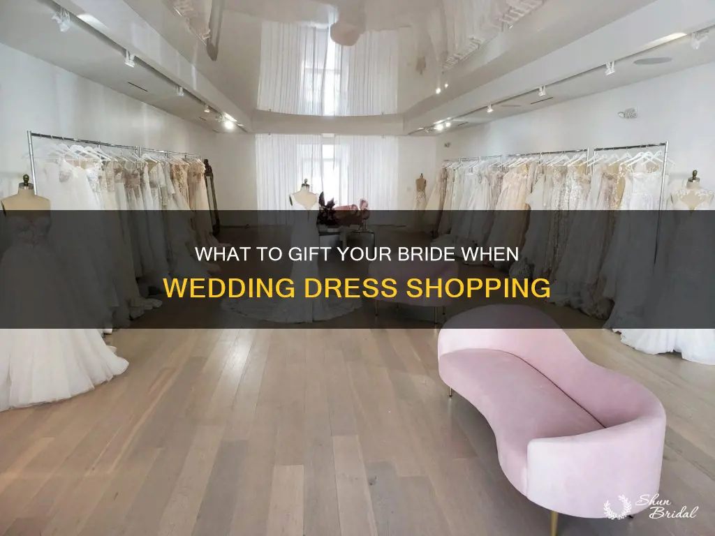 do I get bride something when wedding dress shopping