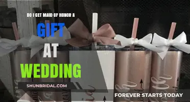 Should You Gift Your Maid of Honor at Your Wedding?