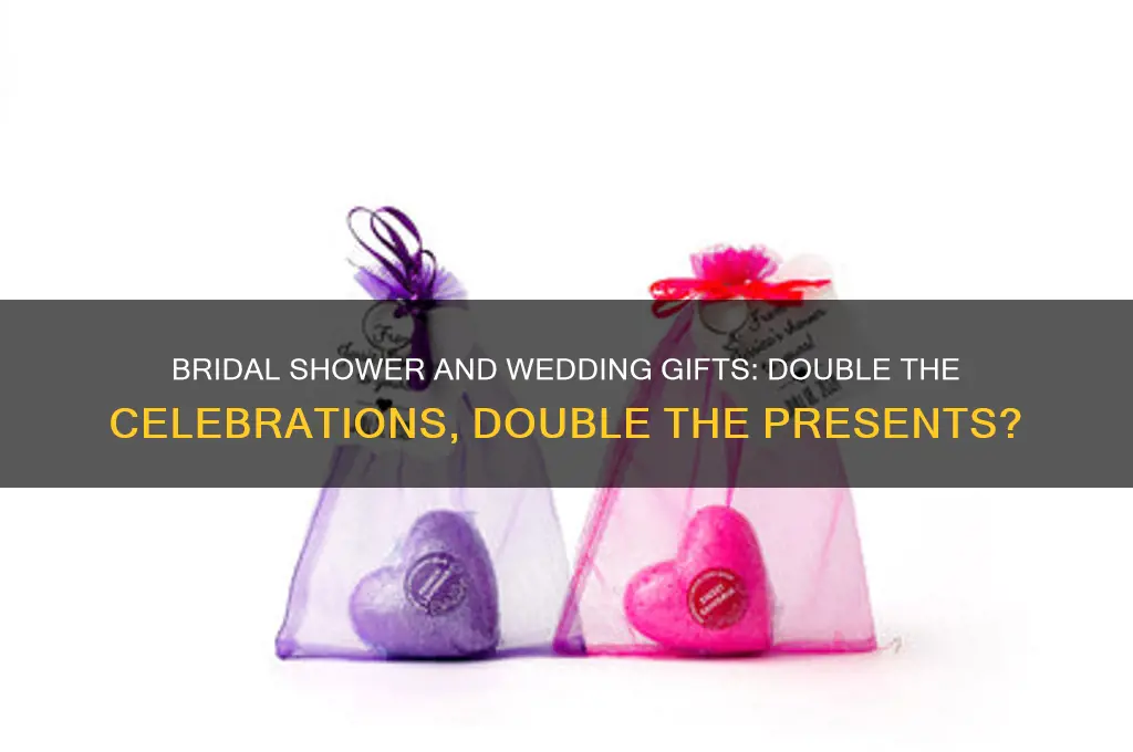 do i give gifts at bridal shower and wedding
