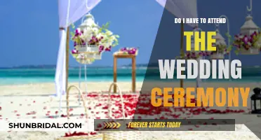 To Attend or Not: Navigating Wedding Ceremony Attendance Etiquette