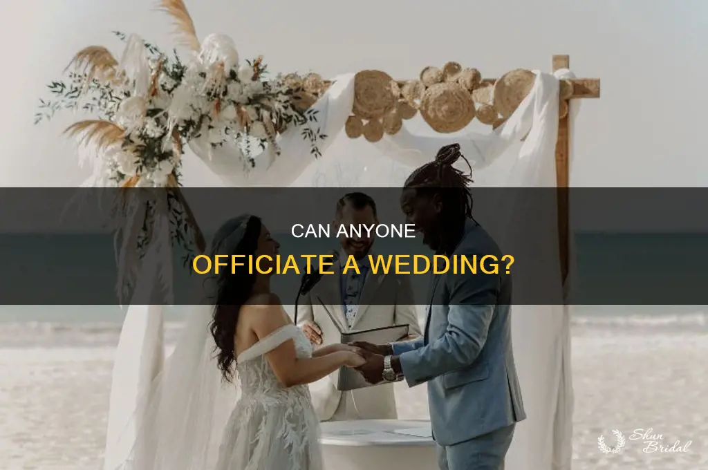 do I have to be ordained to perform a wedding