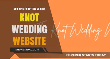 Should You Purchase the Knot Domain for Your Wedding Website?