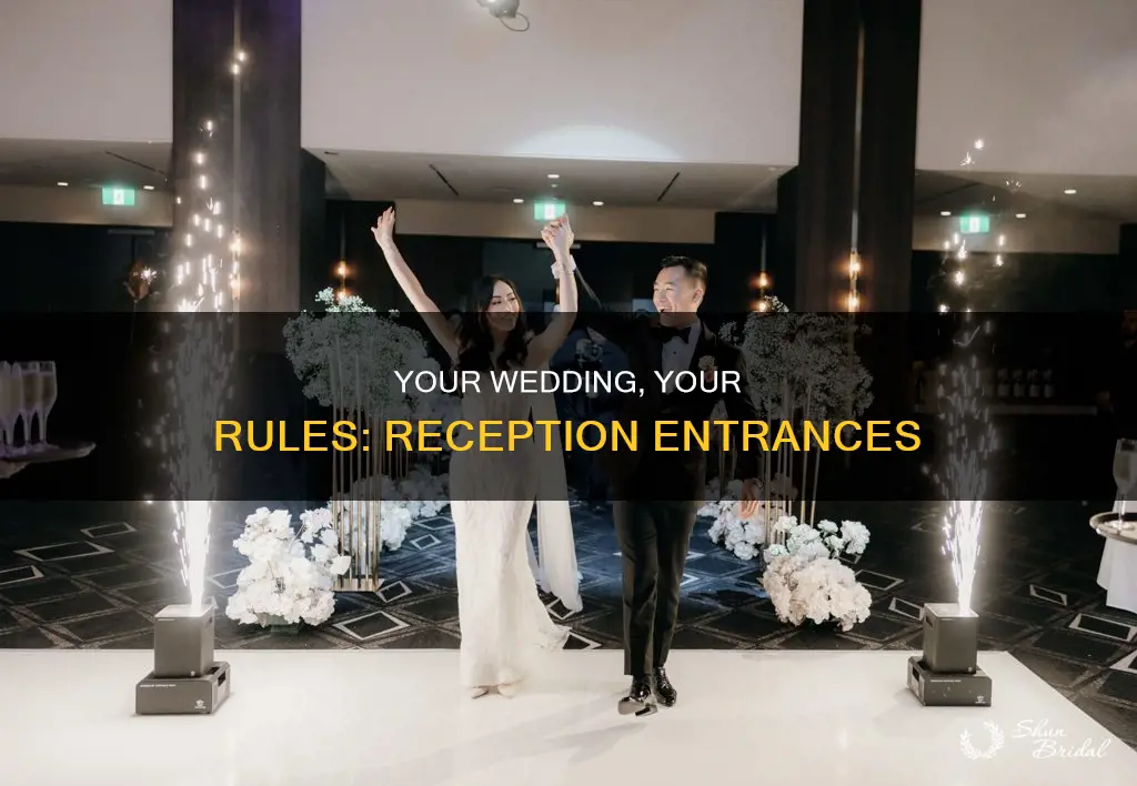 do I have to do a wedding reception entrance