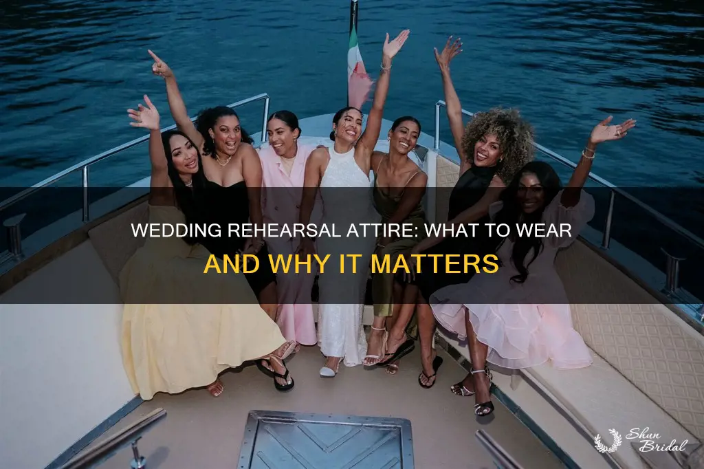 do I have to dress up for wedding rehearsal