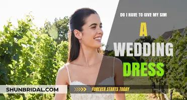 A Wedding Dress: Necessary for Your Sim's Big Day?