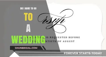 Do I Have to Go to a Wedding? Navigating RSVPs and Obligations