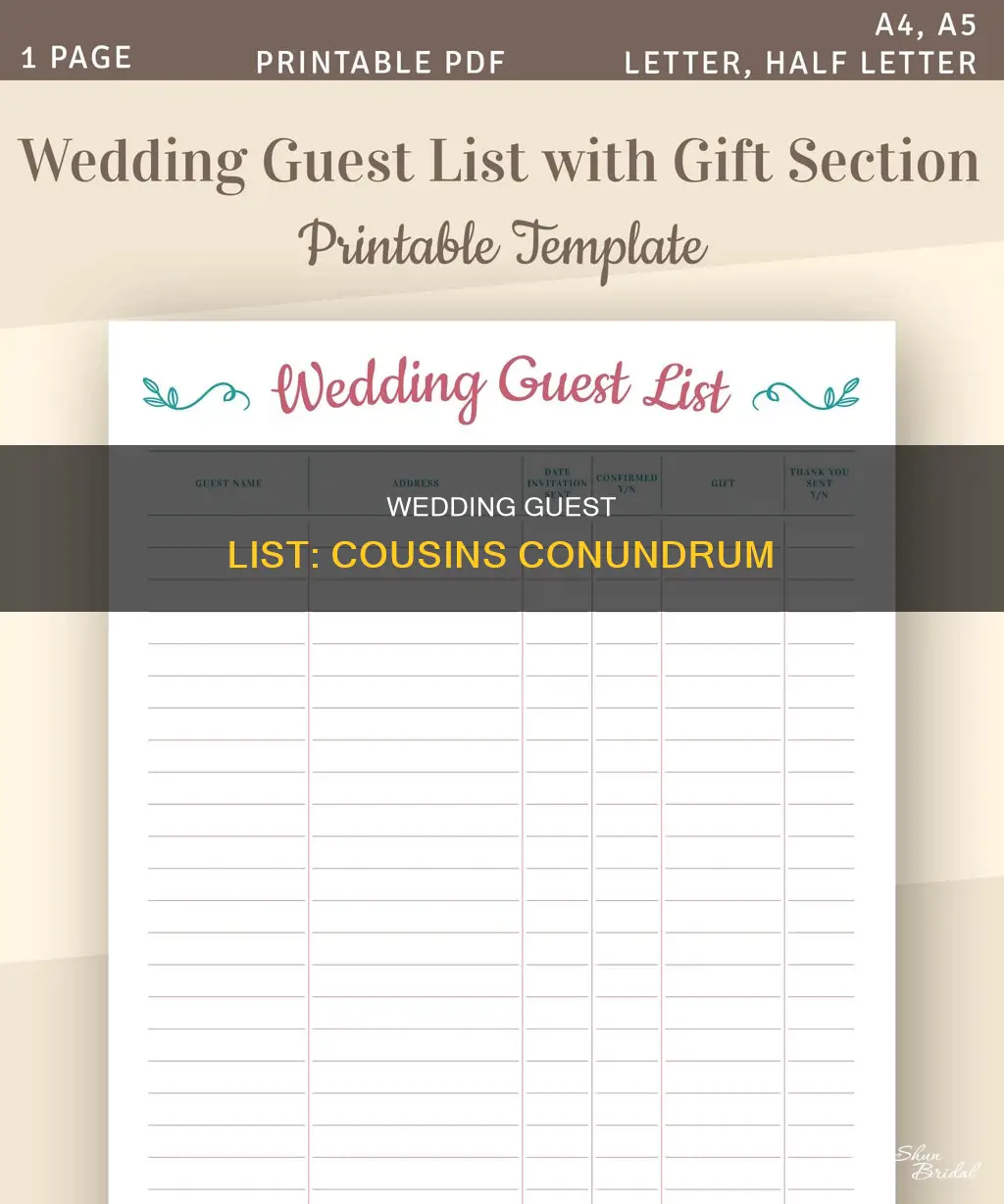 do I have to invite cousins to my wedding