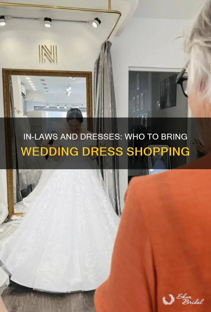 do I have to invite grooms mom wedding dress shopping