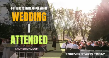 Weddings and Reciprocal Invites: Are They Mandatory?