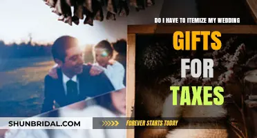 Wedding Gifts and Taxes: Do You Need to Itemize?