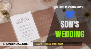 RSVPing to Your Son's Wedding: Is It Necessary?