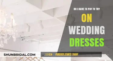Trying on Wedding Dresses: Is It Free?