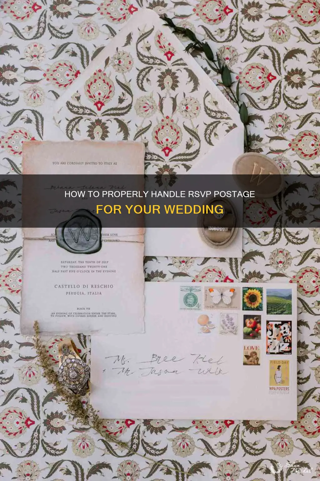 do I have to put postage on rsvp wedding