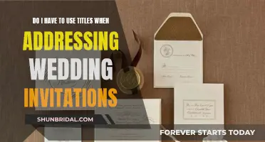 Addressing Wedding Invites: To Title or Not?