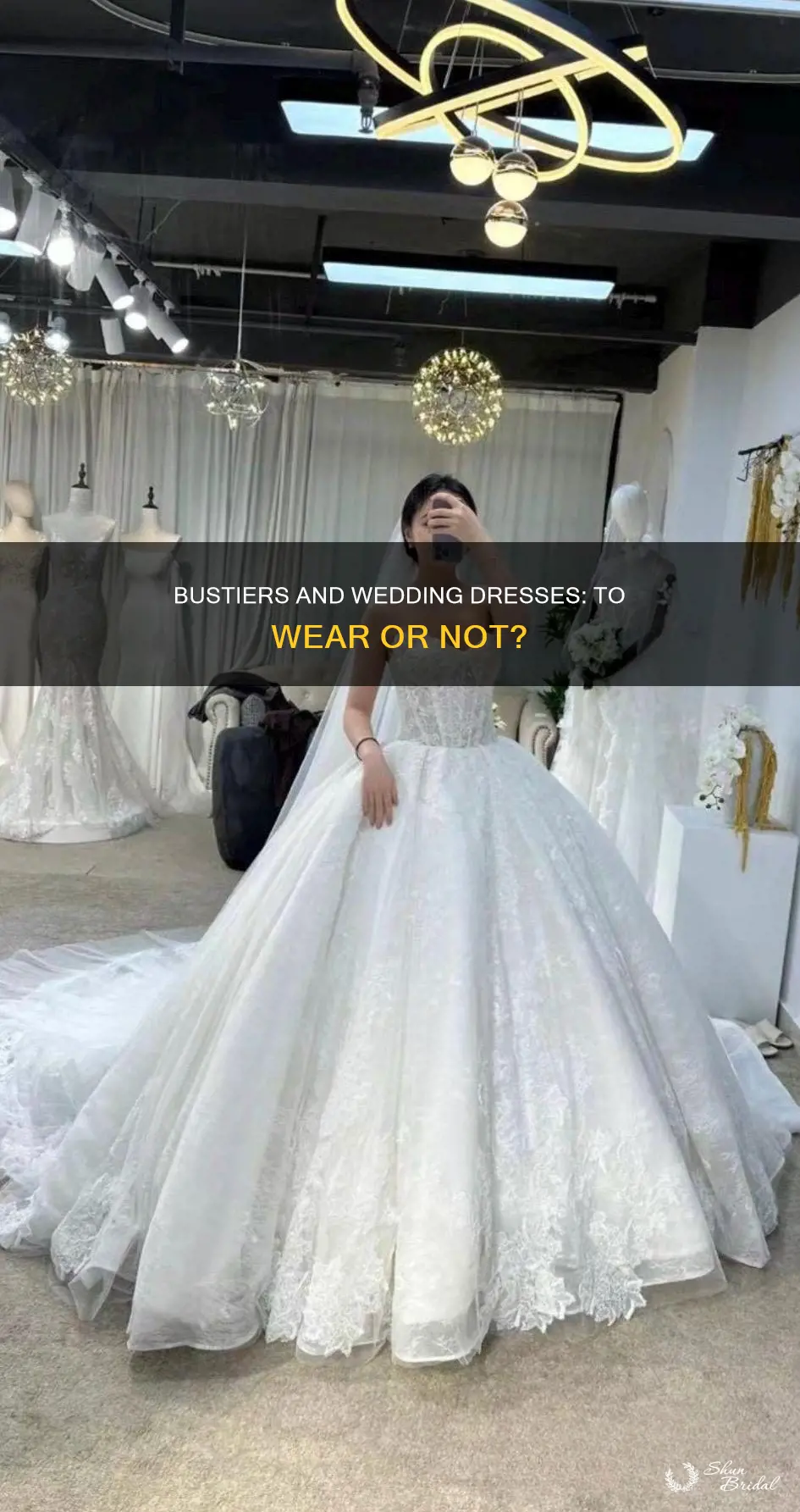 do I have to wear bustier under wedding dress