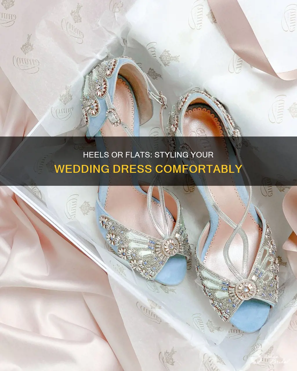 do I have to wear heels with my wedding dress