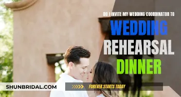 Wedding Coordinator at Rehearsal Dinner: Who Pays?