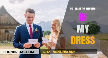 Should You Leave the Wedding in Your Dress?