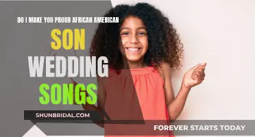 African-American Son's Wedding Song Choices to Make Dad Proud