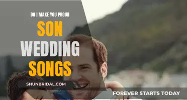 Songs to Make Your Son Proud on His Wedding Day