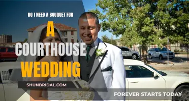 Bouquet for a Courthouse Wedding: To Hold or Not?