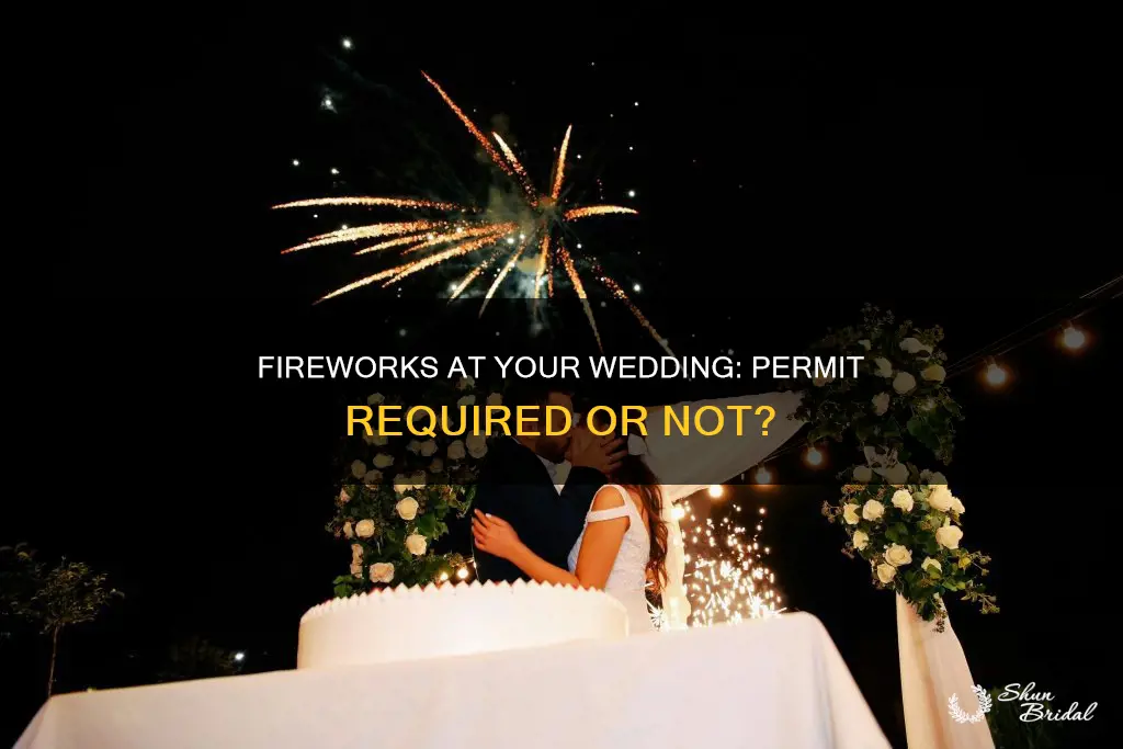 do I need a firework permit for my wedding