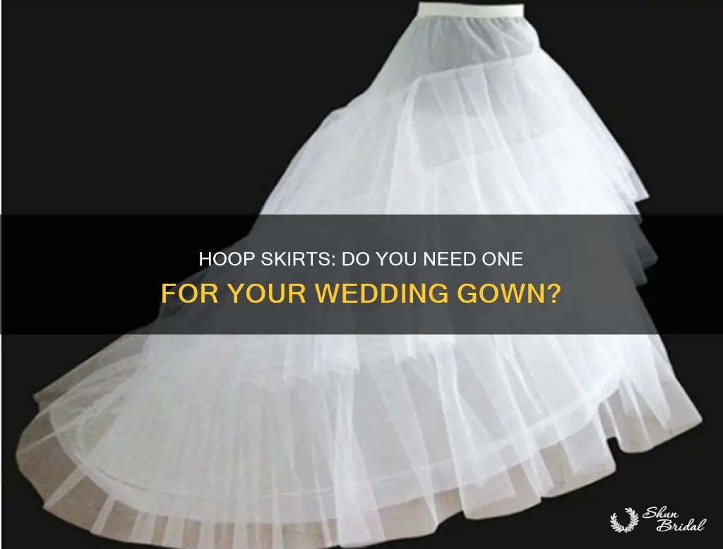 do I need a hoop for my wedding dress
