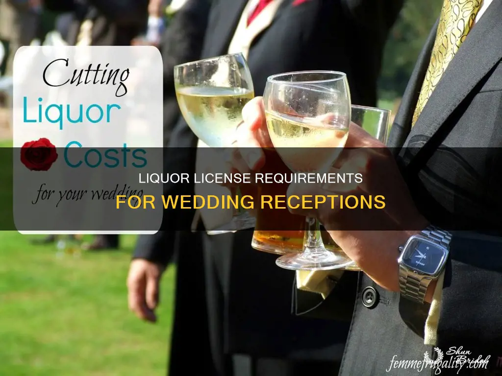 do I need a liquor license for a wedding reception