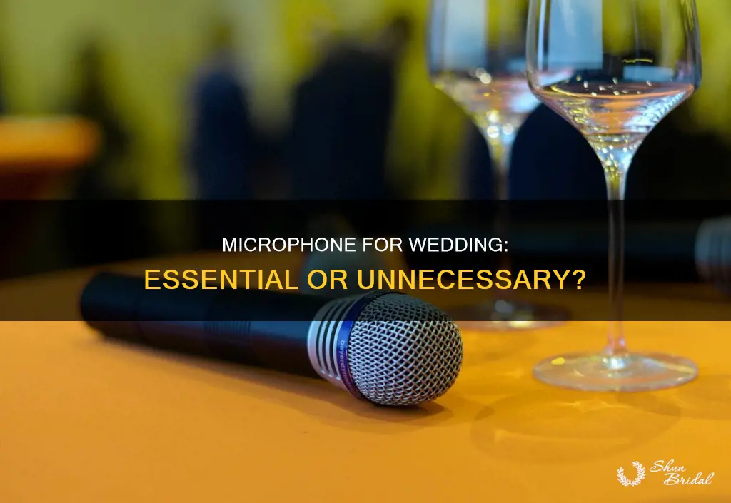 do I need a microphone for wedding ceremony