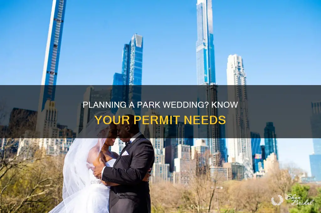 do I need a permit for a park wedding