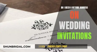 Return Address on Wedding Invites: To Include or Not?