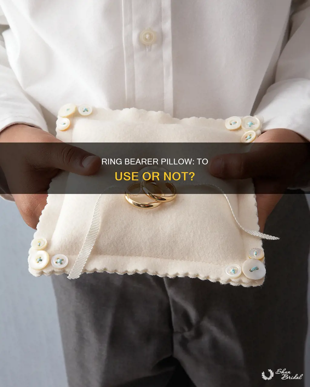 do I need a ring bearer pillow