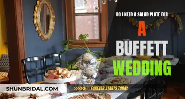 Salad Plates for Buffet Weddings: Are They Necessary?