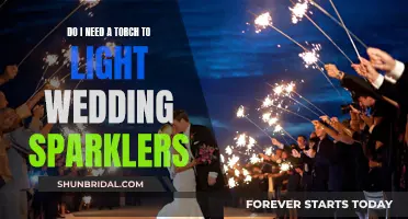 Using Sparklers at Weddings: Do You Need a Torch?