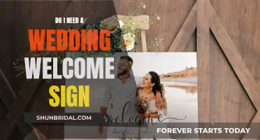 A Wedding Welcome Sign: Necessary Elegance for Your Big Day