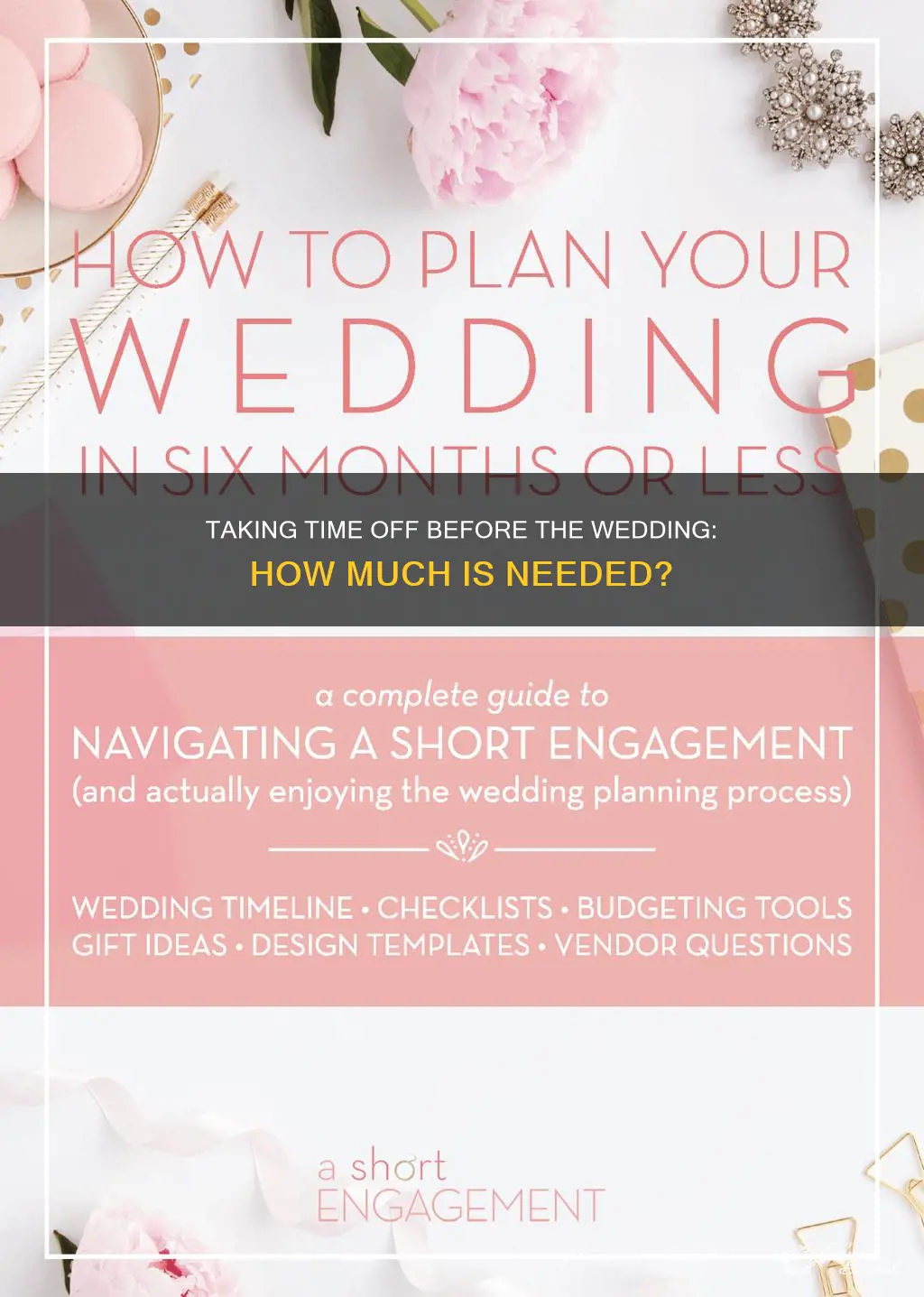 do I need a whole week off before wedding