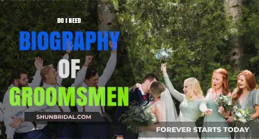 Should You Include Groomsmen Biographies in Your Wedding Program?