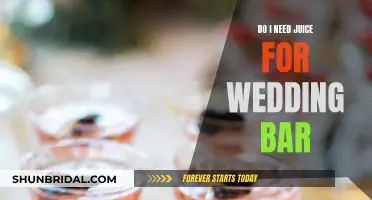 Juice for Your Wedding Bar: Is It a Must?