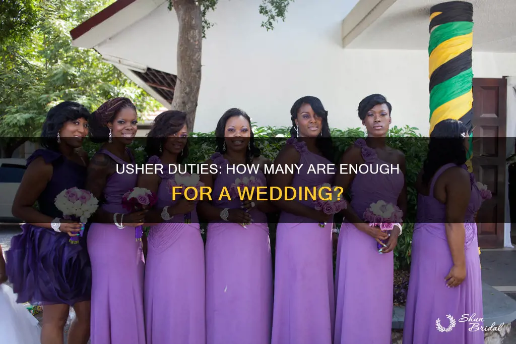 do I need more than one usher at wedding