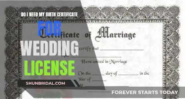 Birth Certificate for Wedding License: What's the Requirement?