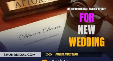 New Wedding, Old Divorce: Do You Need the Decree?