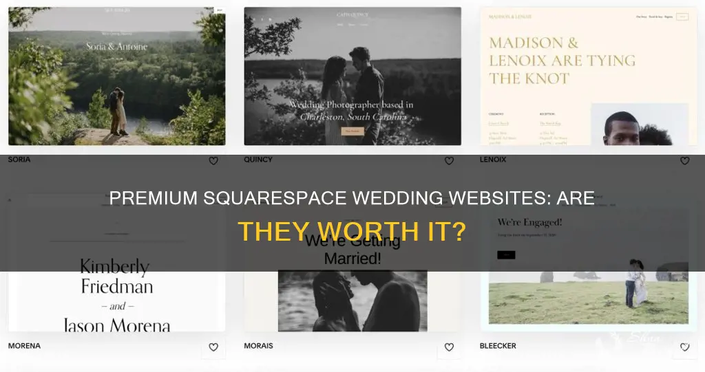 do I need premium features squarespace wedding website