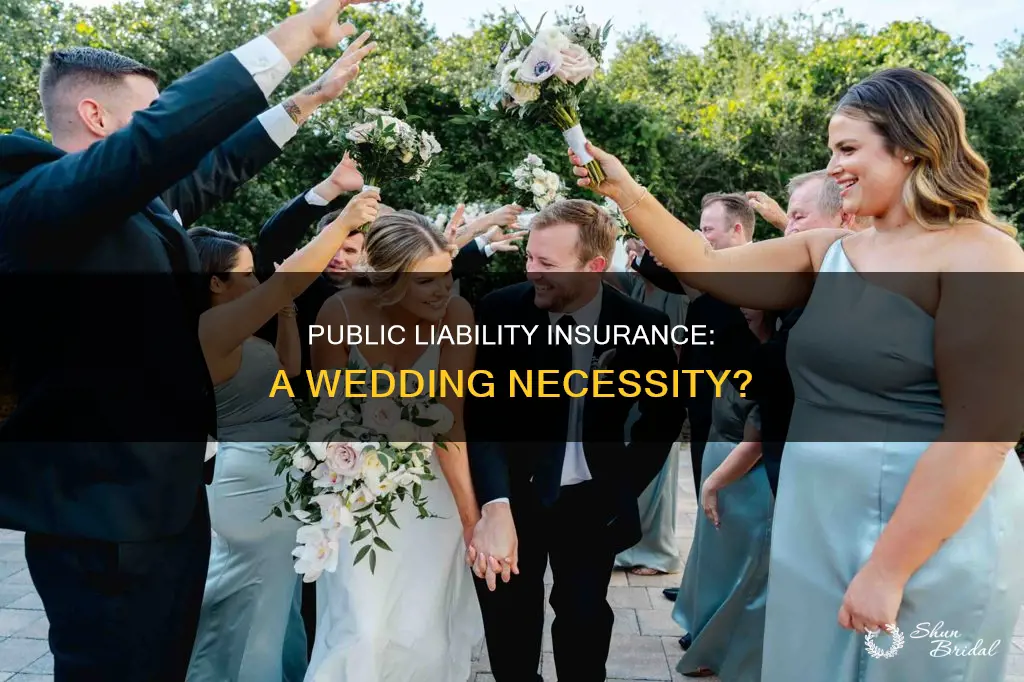 do I need public liability insurance for a wedding