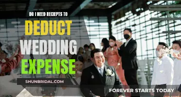Wedding Expense Deductions: Receipts Required or Not?